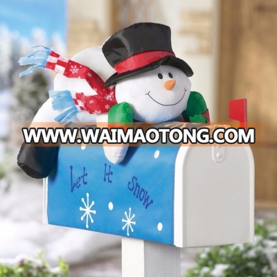 Christmas Magnetic Mailbox Cover wrapping