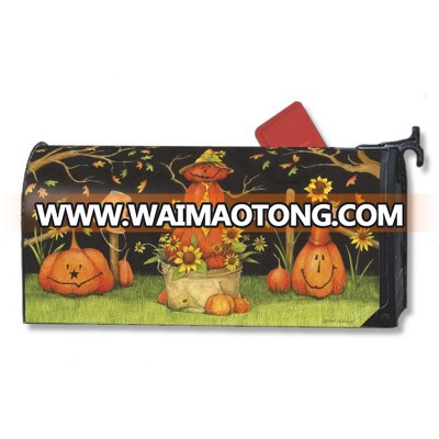 Decorative Magnetic Mailbox Wrap Cover Mailbox Covers Halloween Printing