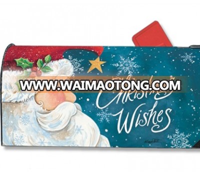 Christmas Decorative Santa Mailbox Magnet Magnetic Mailbox Cover